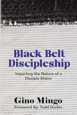 Black Belt Discipleship book cover by Gino Mingo